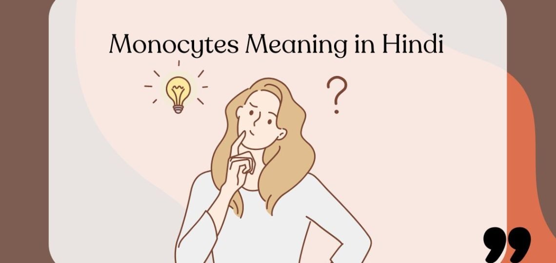 Monocytes Meaning in Hindi